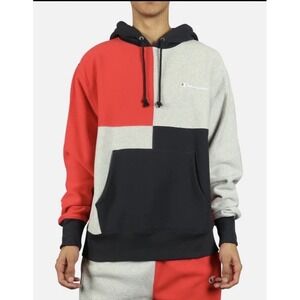 Champion Colorblock Reverse Weave Hoodie‎ Size S